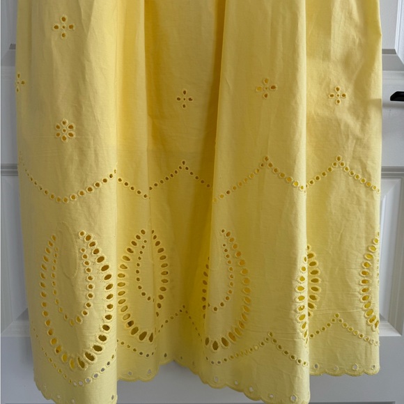 Calypso yellow midi dress brunch dress/ sundress - Picture 3 of 5